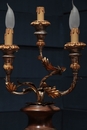 style Venitian Standing Lamp with Carved putti, Italy