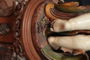 style Venitian Standing Lamp with Carved putti, Italy