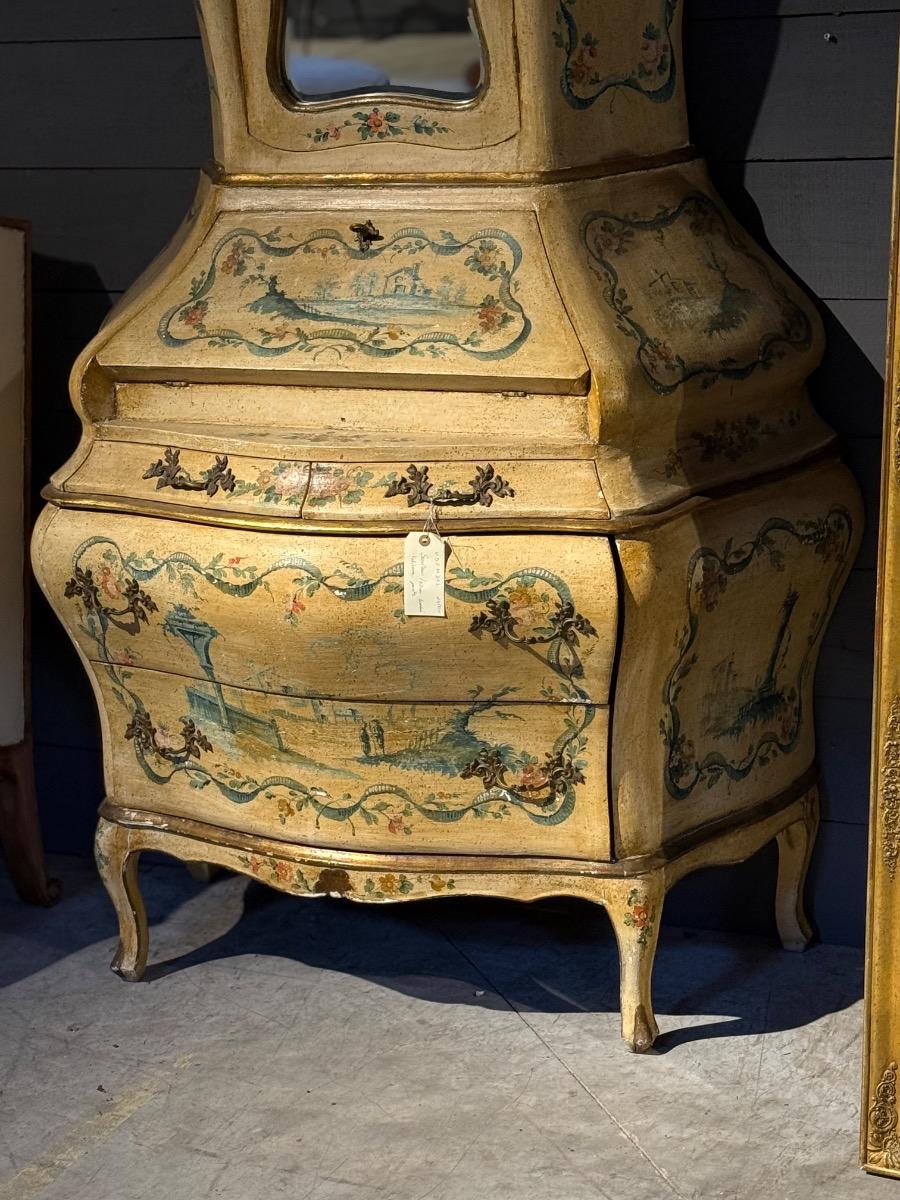 venitian painted cabinet 