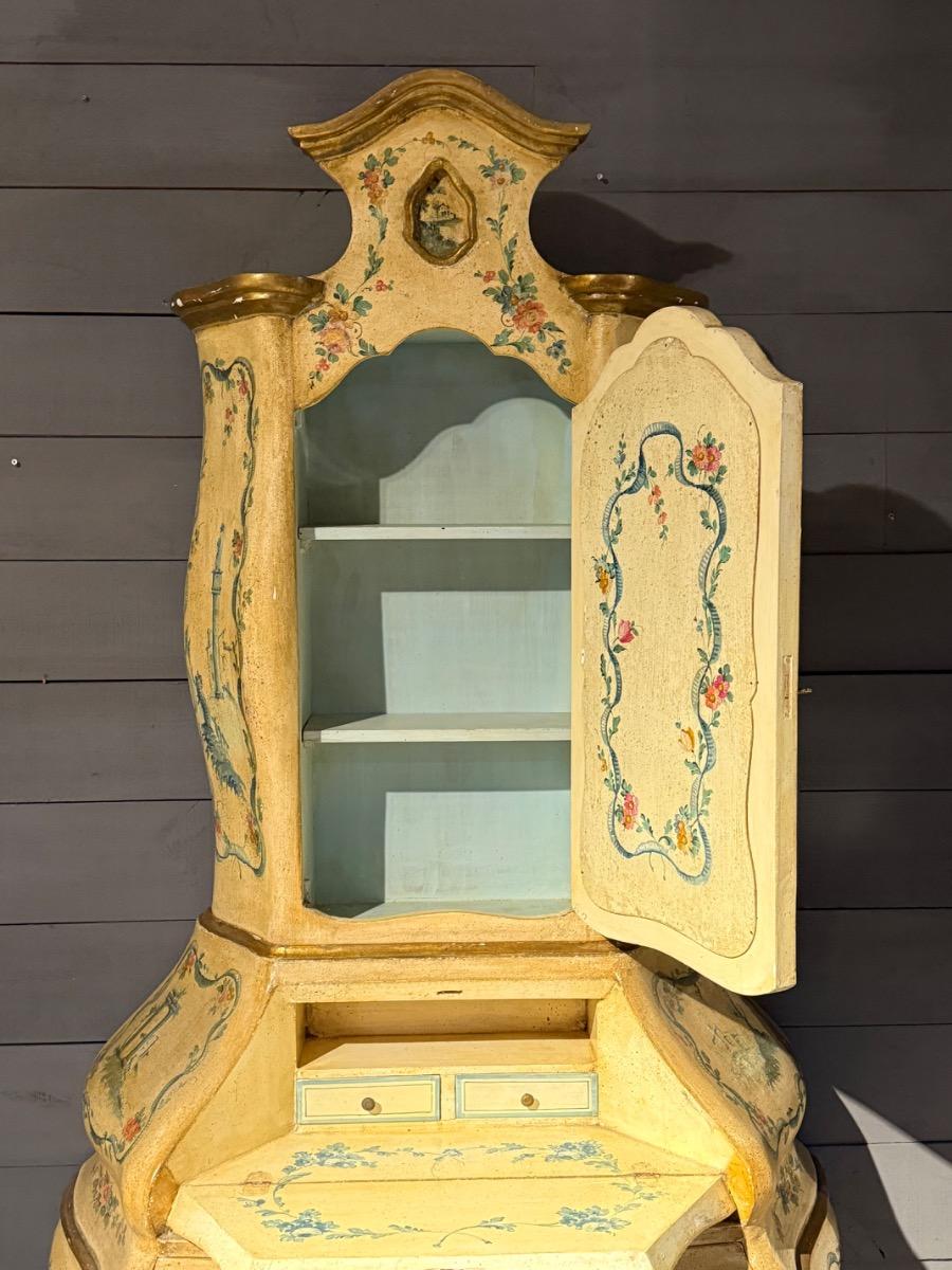 venitian painted cabinet 