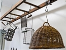 Vieille échelle en bois