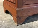 Vintage style Antique post office desk in Pitch-pine, Belgium 1900