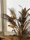 style Vintage gilt metal wheat chandelier