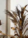 style Vintage gilt metal wheat chandelier