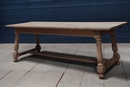 style Vintage oak bleached farm table