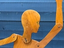 style Wood folding and adjustable mannequin