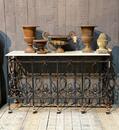 Wrought iron console