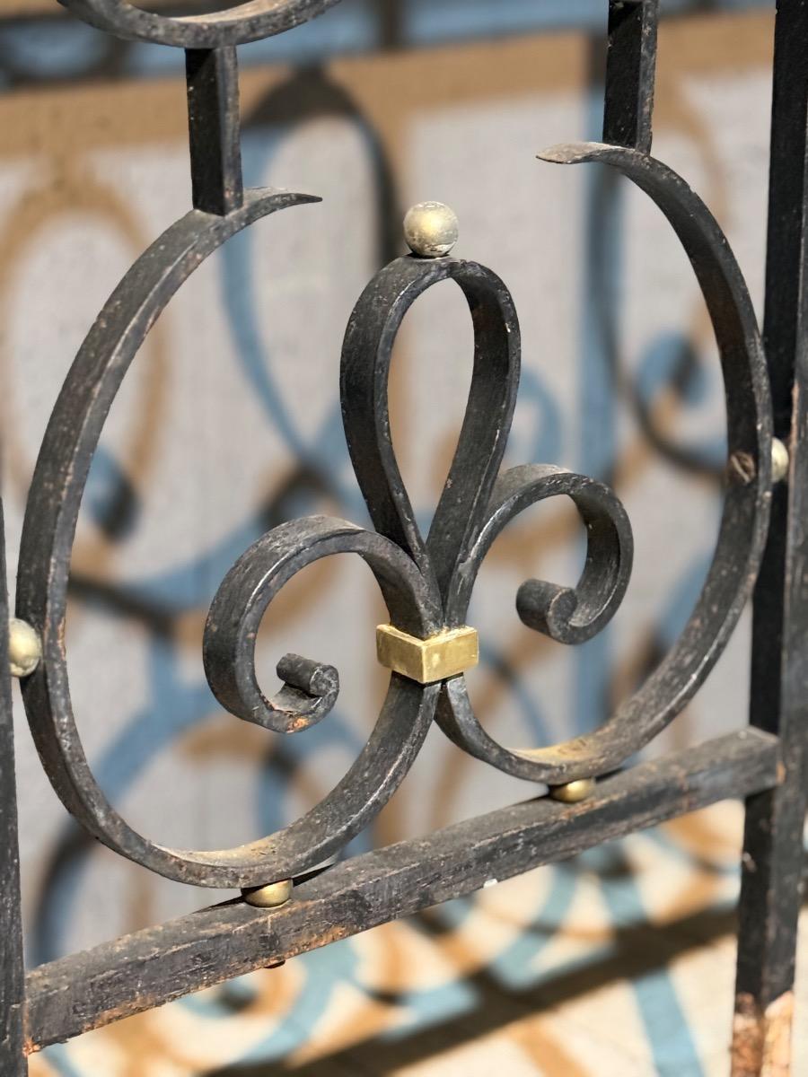 Wrought iron console